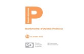 Barometre d'Opinió Politica de Catalunya - CEO Novembre 2013