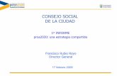 1er Informe Consejo Social Ciudad