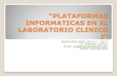 Plataformas informaticas en el laboratorio clinico i