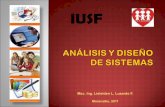 Analisis y diseño de sistemas iusf