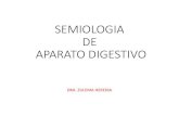 Semiología de  Aparato Digestivo  Dra Z.H.