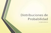 Semana 4  distribuciones de probabilidad discretas