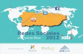 Resumen estudio redes sociales en Puerto Rico 2012