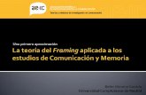 Teoría del Framing aplicada a los estudios de Comunicación y Memoria