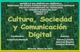 Cultura, Sociedad y Comunicacion Digital