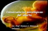 Causas y consecuencias psicológicas del aborto