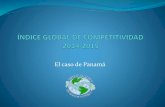 Indice global de competitividad panamá 2014