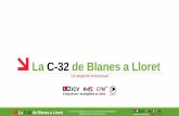 L’ampliació de l’autopista C-32 de Blanes a Lloret, un projecte innecessari.