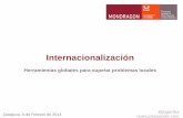 Josu Ugarte. Internacionalización: Herramientas globales para superar problemas locales