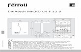 Manual instrucciones ferroli divatech micro ln f32