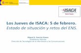 Los Jueves de ISACA: 5 de febrero. Estado de situación y retos del ENS.