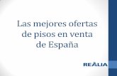 Las mejores ofertas de pisos en venta de España