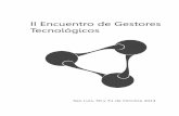 Resúmenes de trabajos presentados en el II Encuentro de Gestores Tecnológicos, San Luis, Argentina, Octubre de 2014