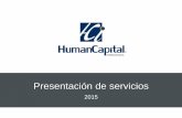 HCI portafolio de servicios 2015