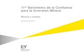 11er barómetro de la confianza para la inversión minera