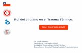 Rol del cirujano trauma térmico.2013