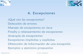 Programación III (Java) - 04 Excepciones