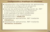 Framework .NET 3.5 15 Configuración y despliegue de soluciones
