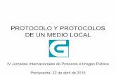 Protocolos medio local comunicación televisión