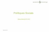 Balanç de les polítiques socials. Mandat 2011-2015. Sant Cugat del Vallès