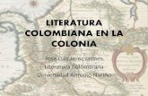 Literatura colombiana en la colonia