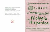 II Jornadas Internacionales sobre Nuevas Líneas de Investigación en Filología Hispánica