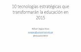 10 tecnologías estratégicas que transformarán la educación