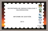 Informe de Gestión Secretario Obras Publicas Guarne