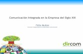 Seminario Dircom Castilla y León con Félix Muñoz: "Comunicación integrada en la empresa del siglo XXI"