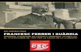 Ferrer i Guàrdia: cartell homenatge