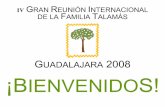 IV GRAN REUNIÓN INTERNACIONAL DE LA FAMILIA TALAMÁS
