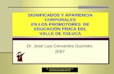 Significado y apariencia corporales, 2007 Dr. José Luis Cervantes Guzmán