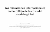 La migración como consecuencia de la Globalización neoliberal