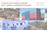 Creació d'un espai modular per a països subdesenvolupats presentació