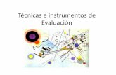 Curso de tecnicas e instrumentos de evaluacion
