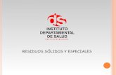 Residuos Sólidos y Especiales. IDS Norte de Santander