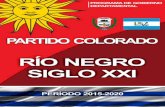 Programa de gobierno departamental del partido colorado en Río Negro