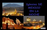 Iglesias de noche en Mexico