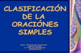 CLASIFICACIÓN DE LAS ORACIONES SIMPLES - 6º Primaria
