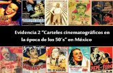 Carteles cinematográficos en la era de los 50´s en México