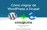 Como migrar de WordPress a Drupal