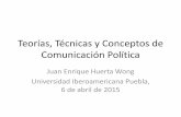 Teorías, técnicas y conceptos de comunicación política