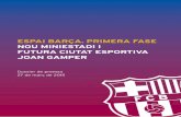 Nou Miniestadi i futura Ciutat Esportiva Joan Gamper (27-03-15)