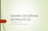 Examen de sistemas informaticos