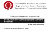 UNQ - Tecnicatura en Programación Informática - Trabajo de Inserción Profesional