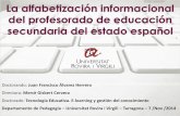 La Alfabetización Informacional del profesorado de educación secundaria del estado español