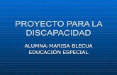 Proyecto Discapacidad Teresalenzano