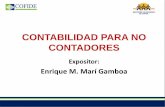 Charlas N° 05 y N° 06: Contabilidad para no contadores I y II - Enrique Marí