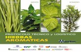 Protocolo técnico y logístico de hierbas aromáticas.