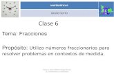 Clase 6  fracciones